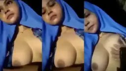 Gadis Berhijab Dengan Payudara Montok Dan Mulus Menggoda