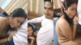 Gadis Kampus 21 Tahun Melayani Nafsu Pacarnya Dengan Mulut Menggoda