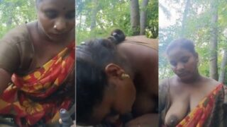 Gadis Tamil Seksi Mengisap Kontol India Di Tengah Hutan Liar