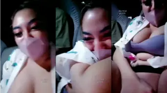 Goyangan Hot Miss Mega Bikin Supir Taxi Gak Fokus Di Live