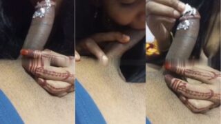 Istri Ngasih Blowjob Desi Penuh Mentega Ke Suami, Bikin Makin Basah Dan Panas.