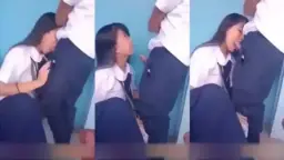 Pelajar Smp Nyepong Di Dalam Kelas, Bikin Basah Banget.