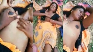Selingkuh, Wanita Tamil Main Di Luar Sama Selingkuhannya, Nikmatin Sex Bebas Di Alam Terbuka.