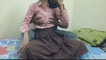 Cewek Kuliahan India Digebukin Pacar Di Kamar Kos, Crot Di Mana-mana.