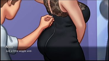 Ibu Tiri Hentikan Percakapan Dengan Senyuman Nakal (18+)