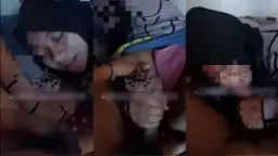 Jagoanneon Ngewein Binor Jilbab Hitam, Crot Di Dalem.