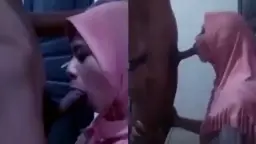 Pembantu Berjilbab Minta Digenjot Terus Sampai Puas.