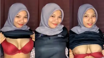 Rista Si Hijaber Nakal, Toket Mulusnya Bikin Nafsu Hot!